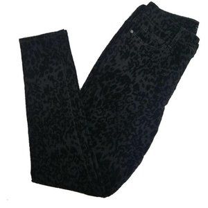 Sanctuary Velvet Cheetah Print High Rise Pants 26